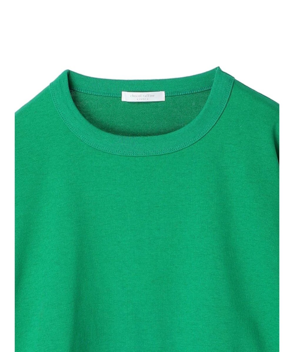 Green Parks コットンＵＳＡミニ裏毛七分袖トレＴＥＥ 