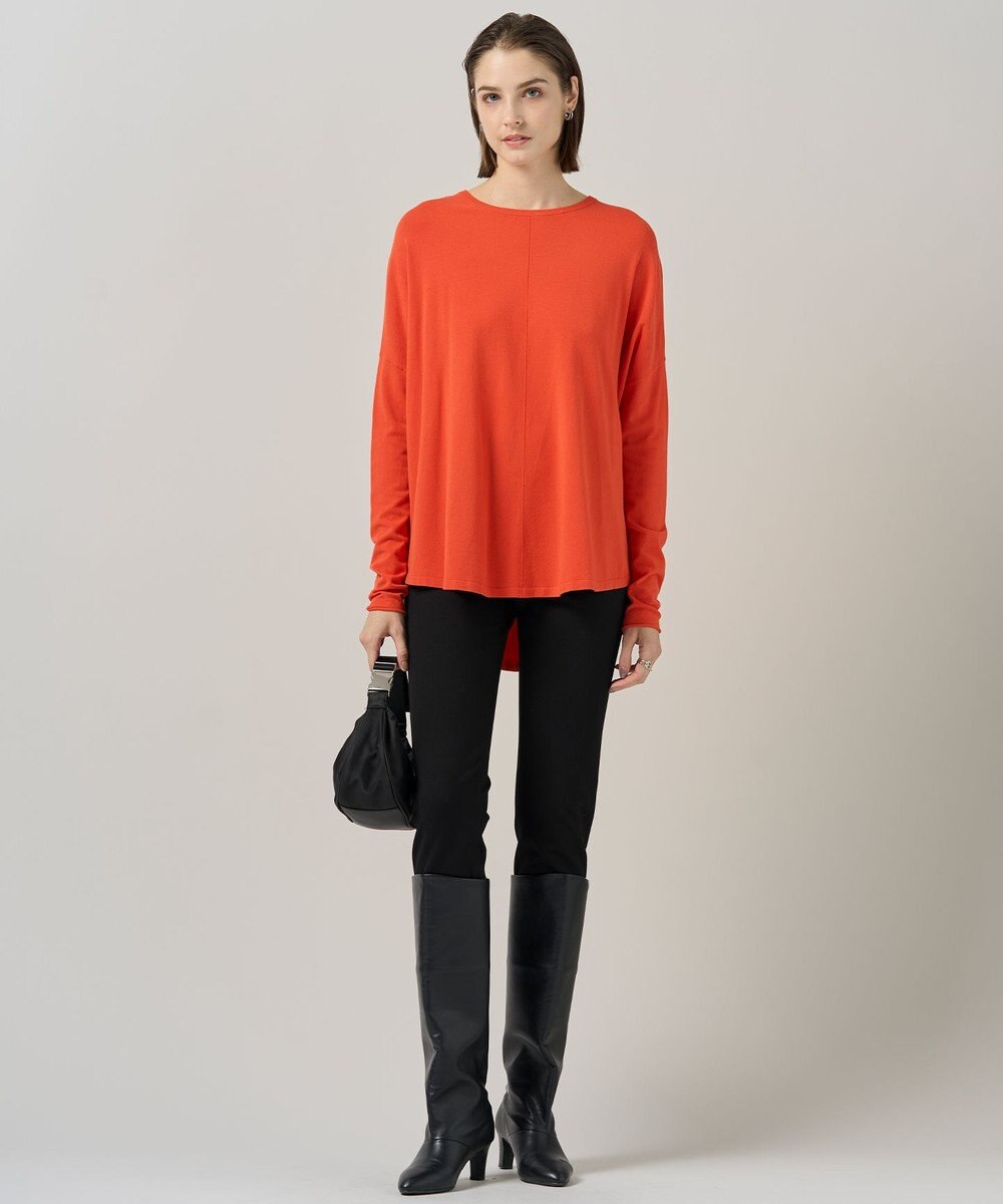 ICB 【洗える】ヴィスコースワイド プルオーバー 