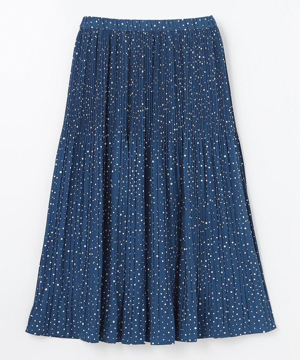 ANY 【2SET】ミニロゴトップス×ドットプリーツスカート セット 