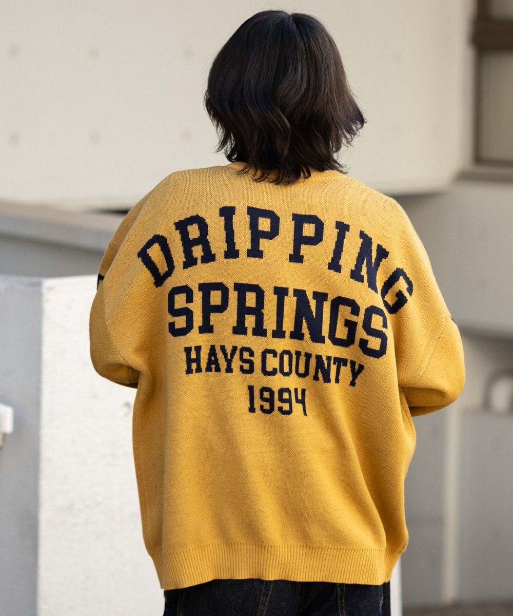 WEGO スリーブロゴニットプルオーバー 