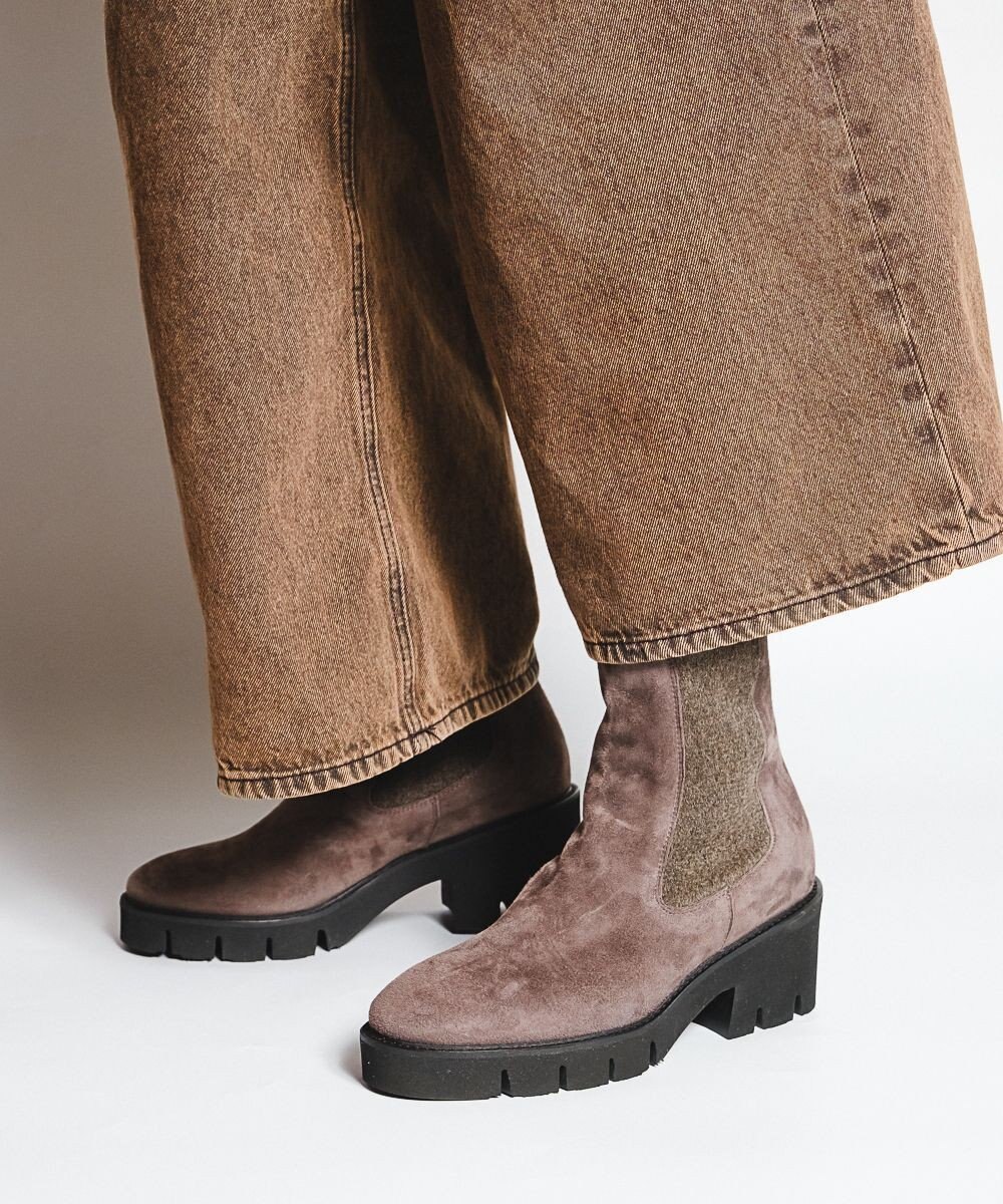 BONTRE 【イタリア製/本革】【LucaGrossi/ルカグロッシ】厚底サイドゴアブーツ/H616T-VA 