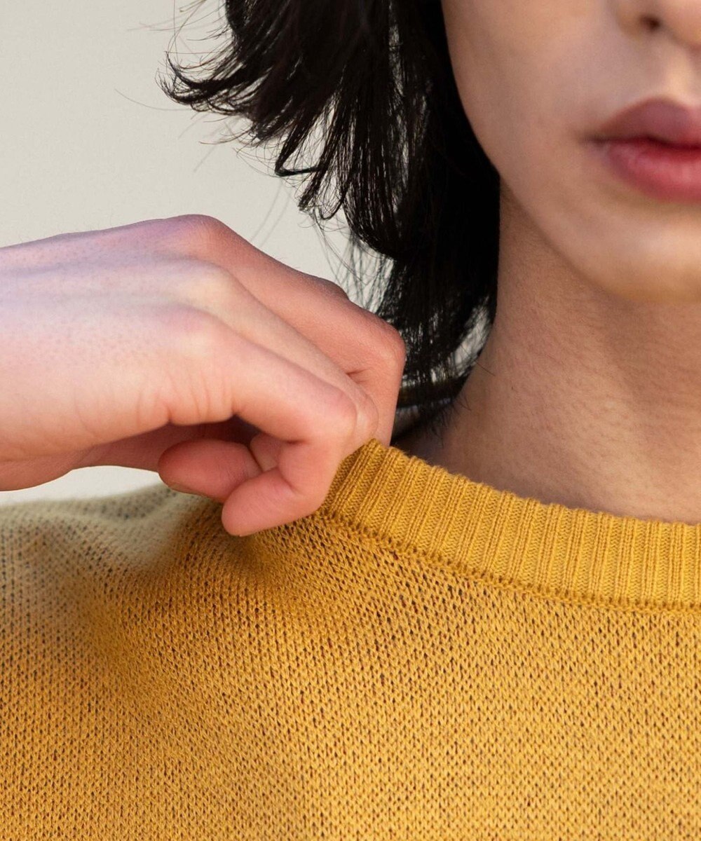 WEGO スリーブロゴニットプルオーバー 