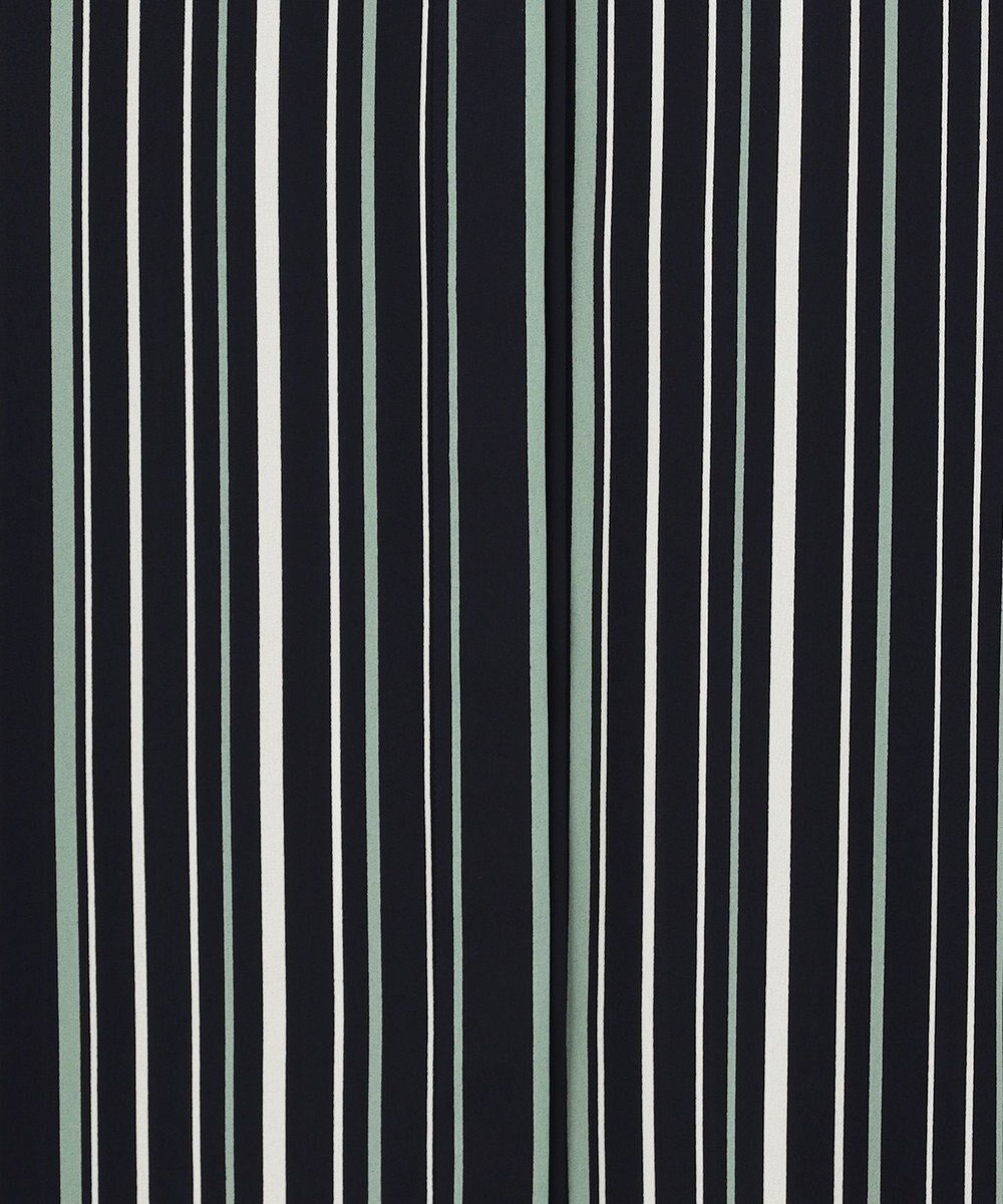 ICB 【新色追加・接触冷感・UVケア・速乾・洗える】BackSatinAmunzen 5分袖バンドカラーブラウス 