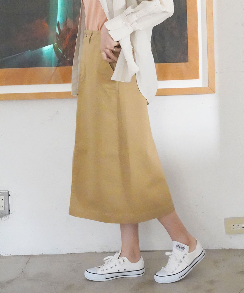 caqu M45 Chino skirt キレイめチノスカート 