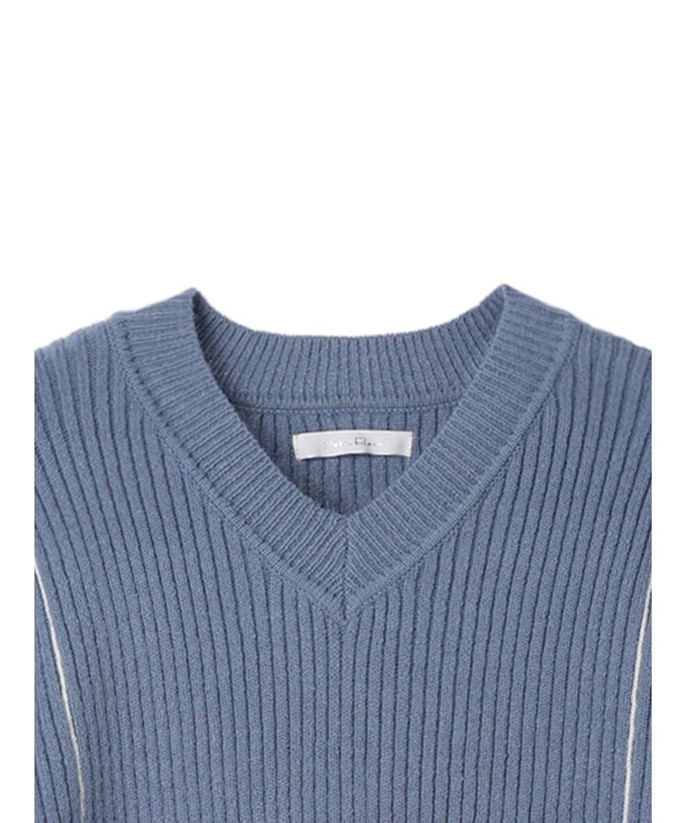 Green Parks ・Ｐｅｔｉｔ　Ｆｌｅｕｒ　Ｖネックラインニットチュニック 