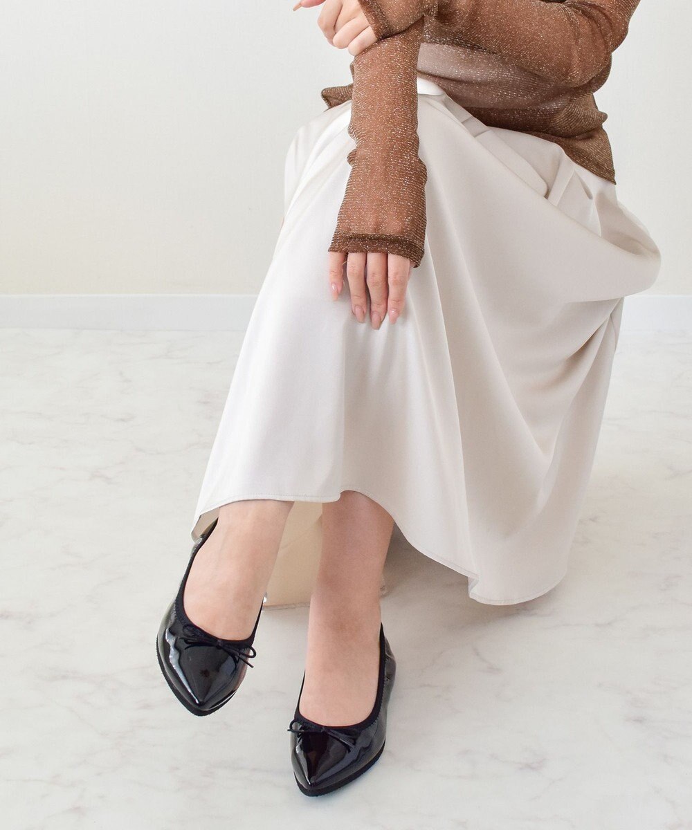 Bridget Birkin ＜抗菌消臭＞【Bridget Birkin】ポインテッドデイリーバレエシューズ 