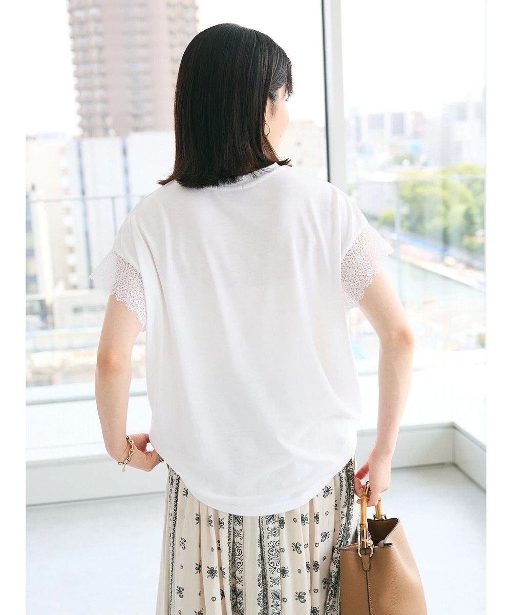 CRAFT STANDARD BOUTIQUE レーススリーブカットプルオーバー 