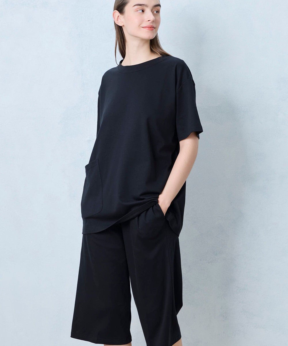 une nana cool 【綿100％】なめらかシルケットスムース半袖パジャマ MADE WITH LIBERTY FABRIC 