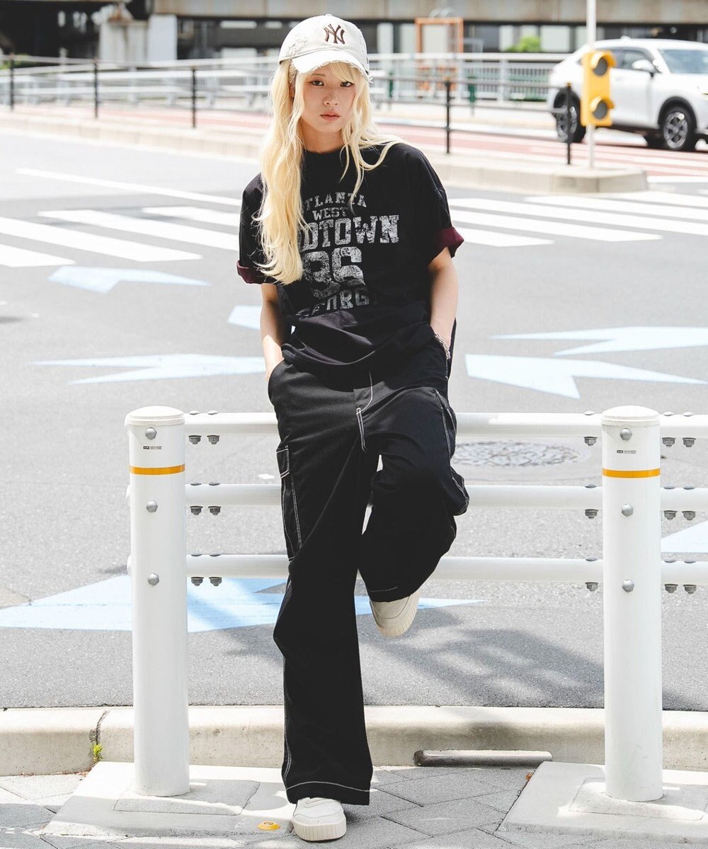 WEGO 【ユニセックス着用ITEM】バイカラーロゴT（SS） 