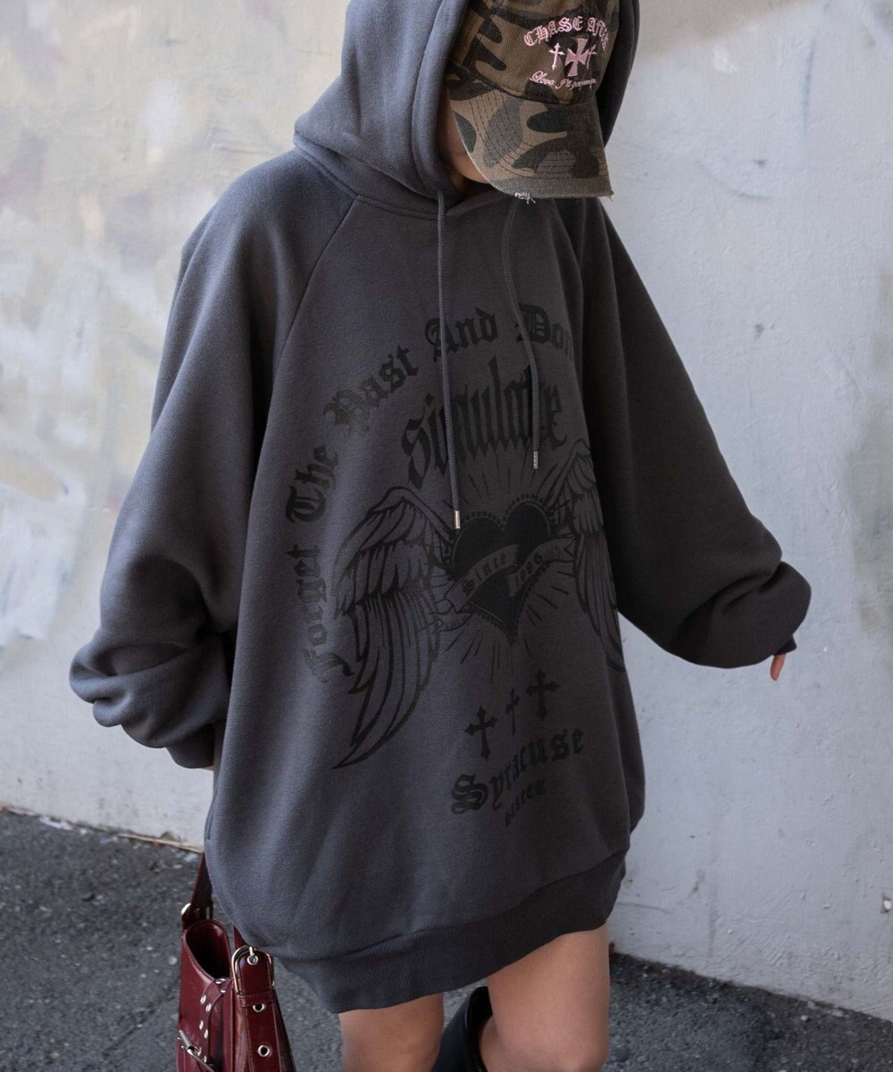 WEGO ウイングハートBIGパーカー 