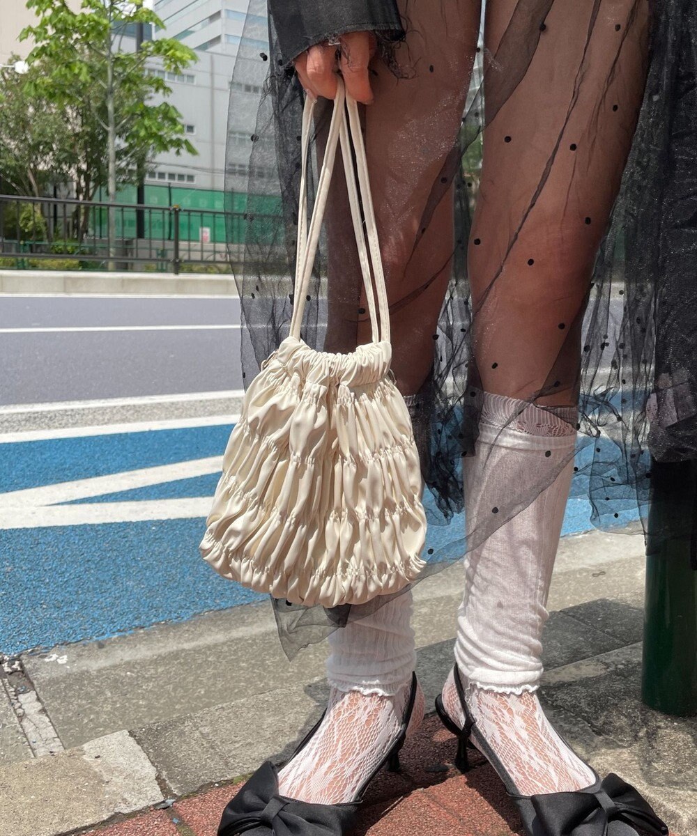 WEGO 巾着チェーンショルダー 