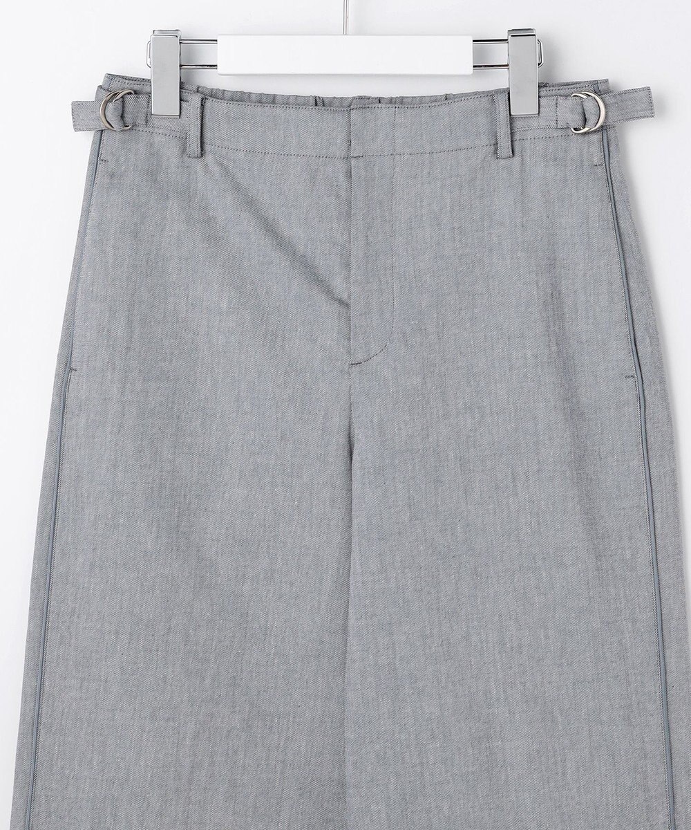 J.PRESS LADIES S TCリネン ドライツイル ストレート パンツ 