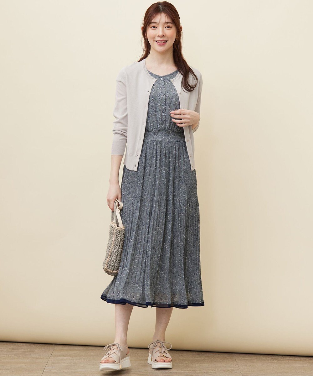 ANY SIS 【接触冷感 / UVケア】ベーシッククールタッチ カーディガン 