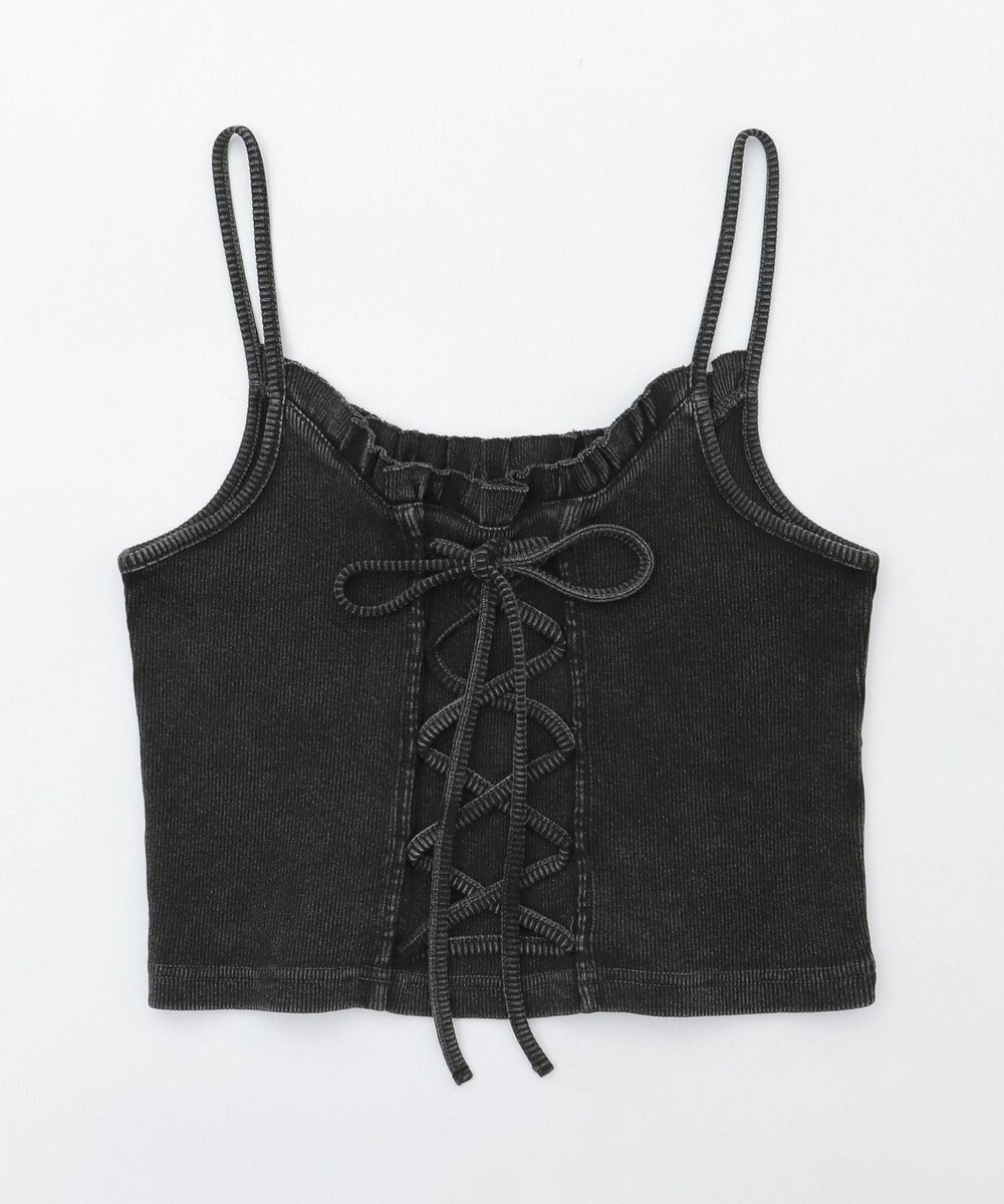 WEGO レースアップデザインキャミ 