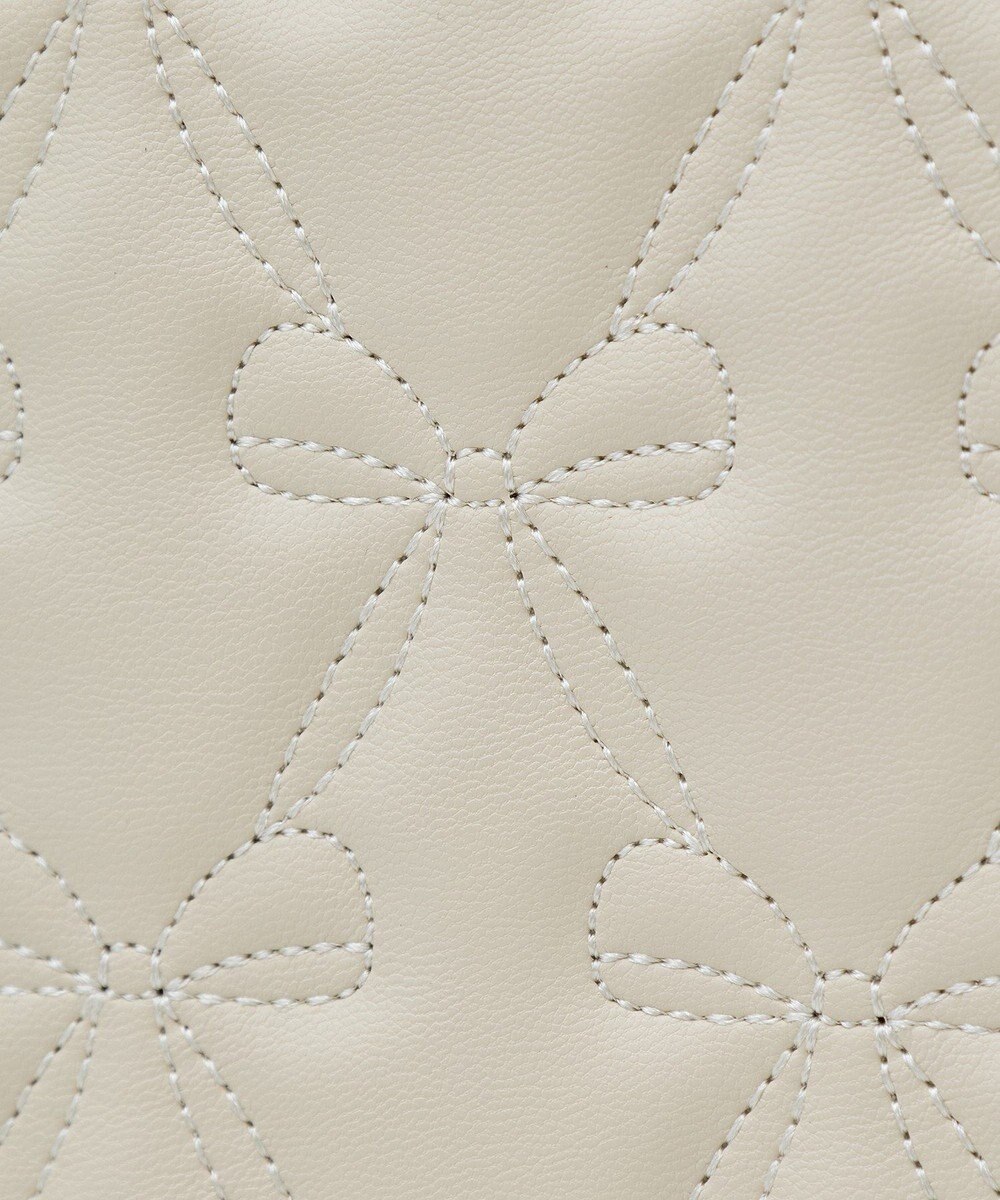 Maison de FLEUR スカーフ付リボンキルティング2Wayバッグ 