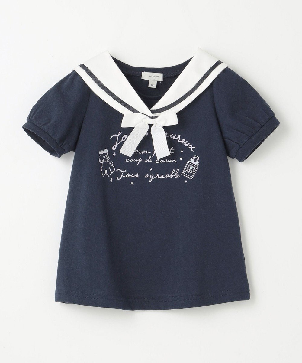 ANY KIDS セーラーカラー Tシャツ 