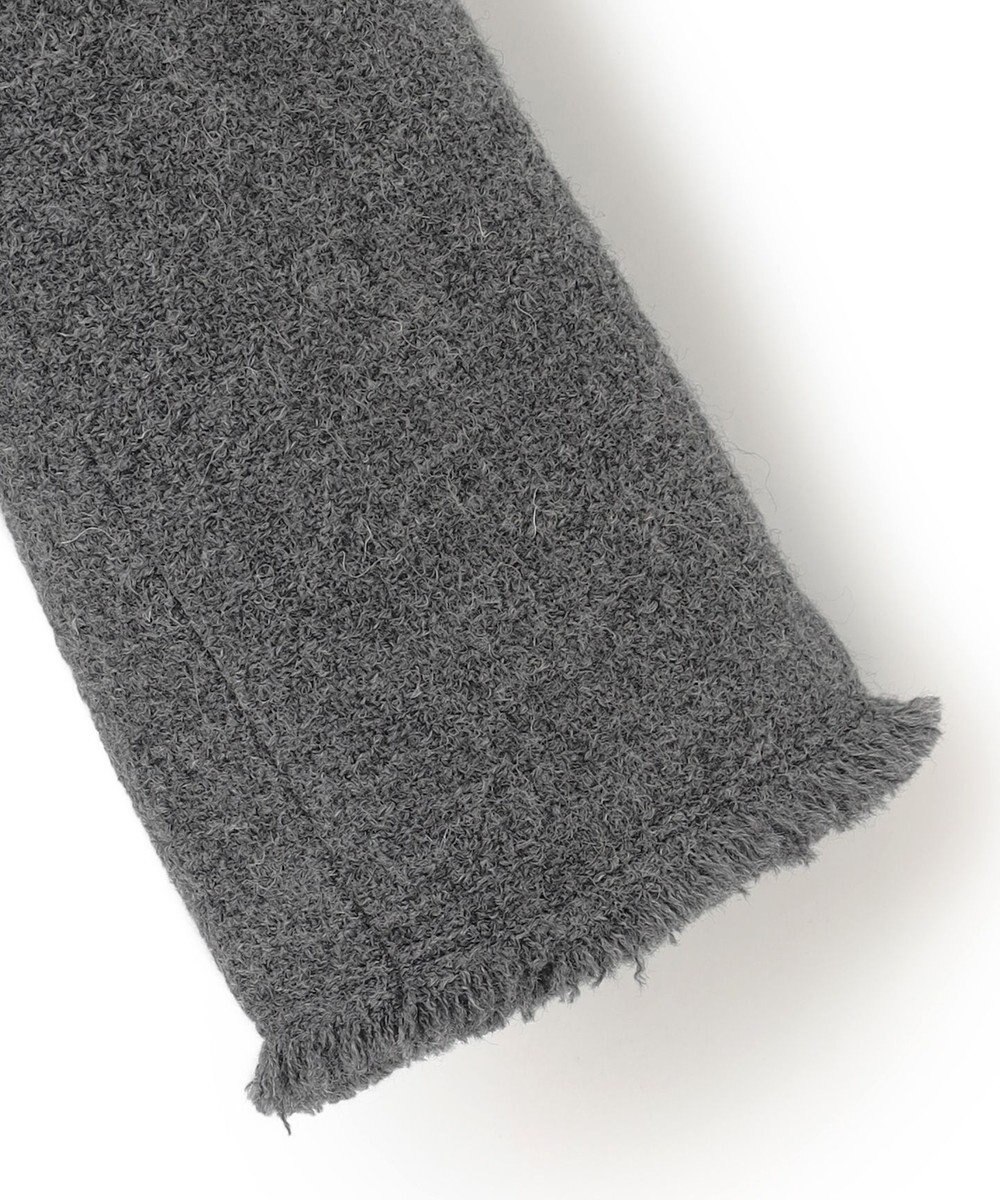 BEIGE， MILLAM / フェイクレザーパッチツイードジャケット 