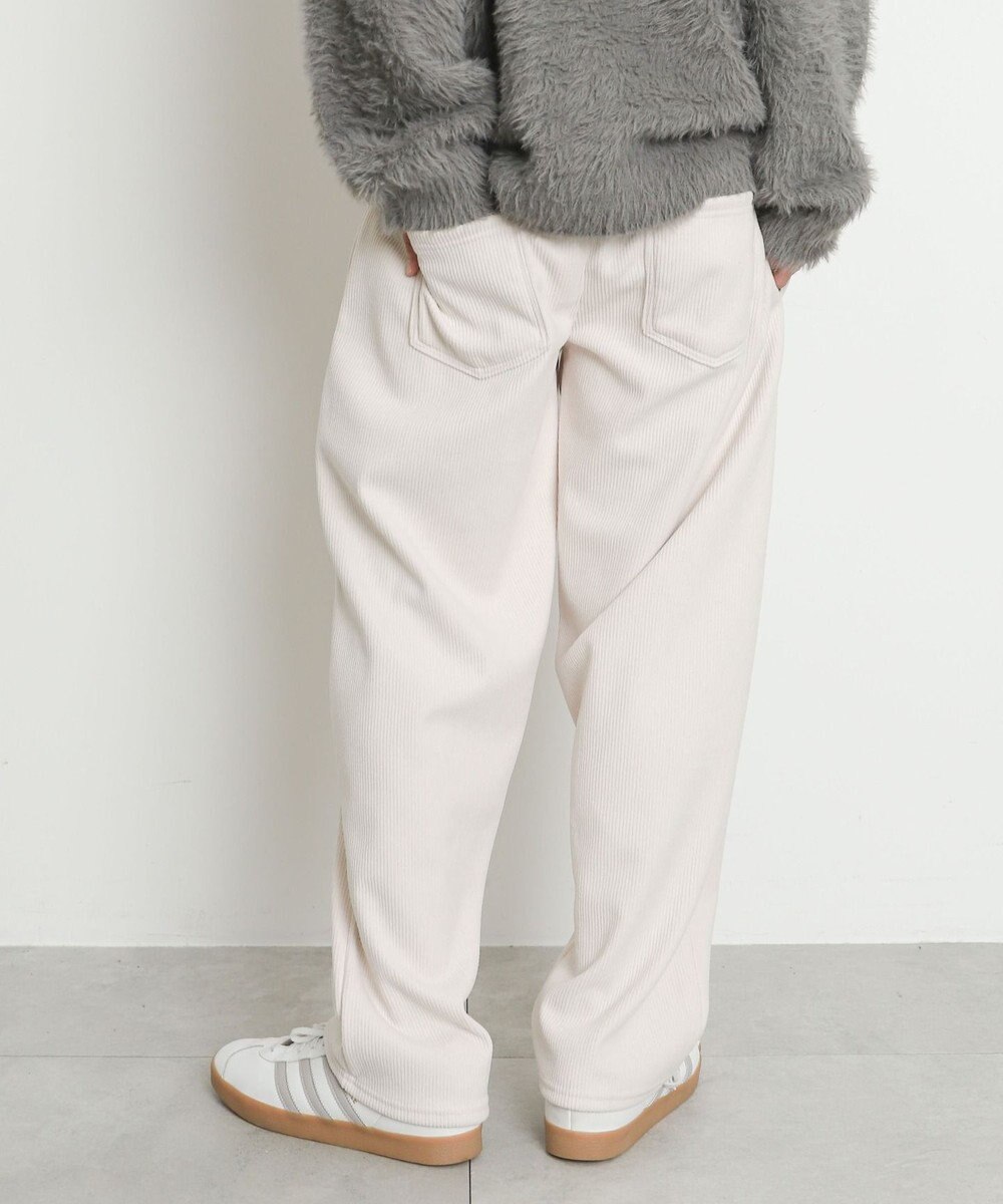 WEGO 【暖パンツ/SMLサイズ展開】裏ベロアシェフパンツ 