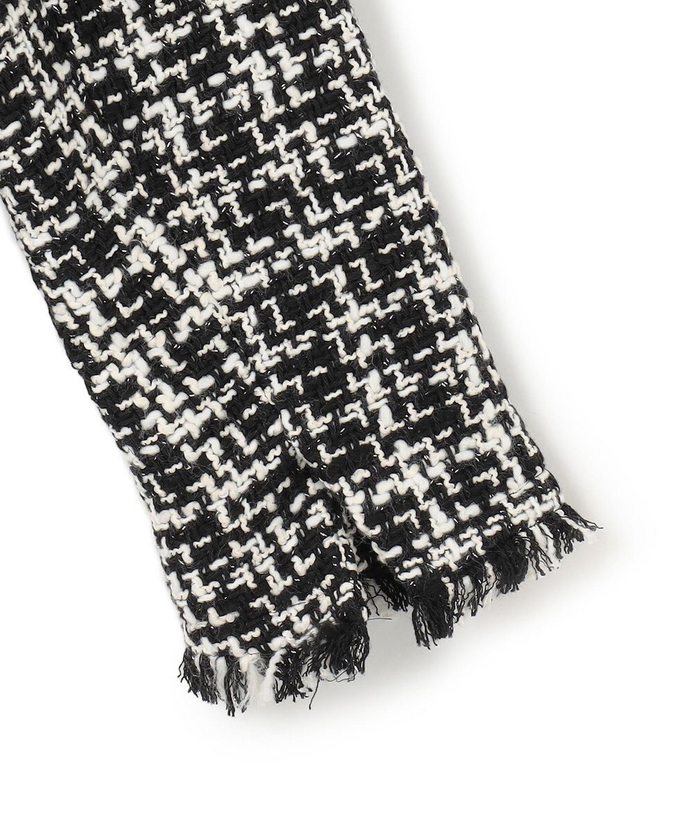 ICB 【CLASSY.1月号掲載】ルレックスツイード ノーカラージャケット 