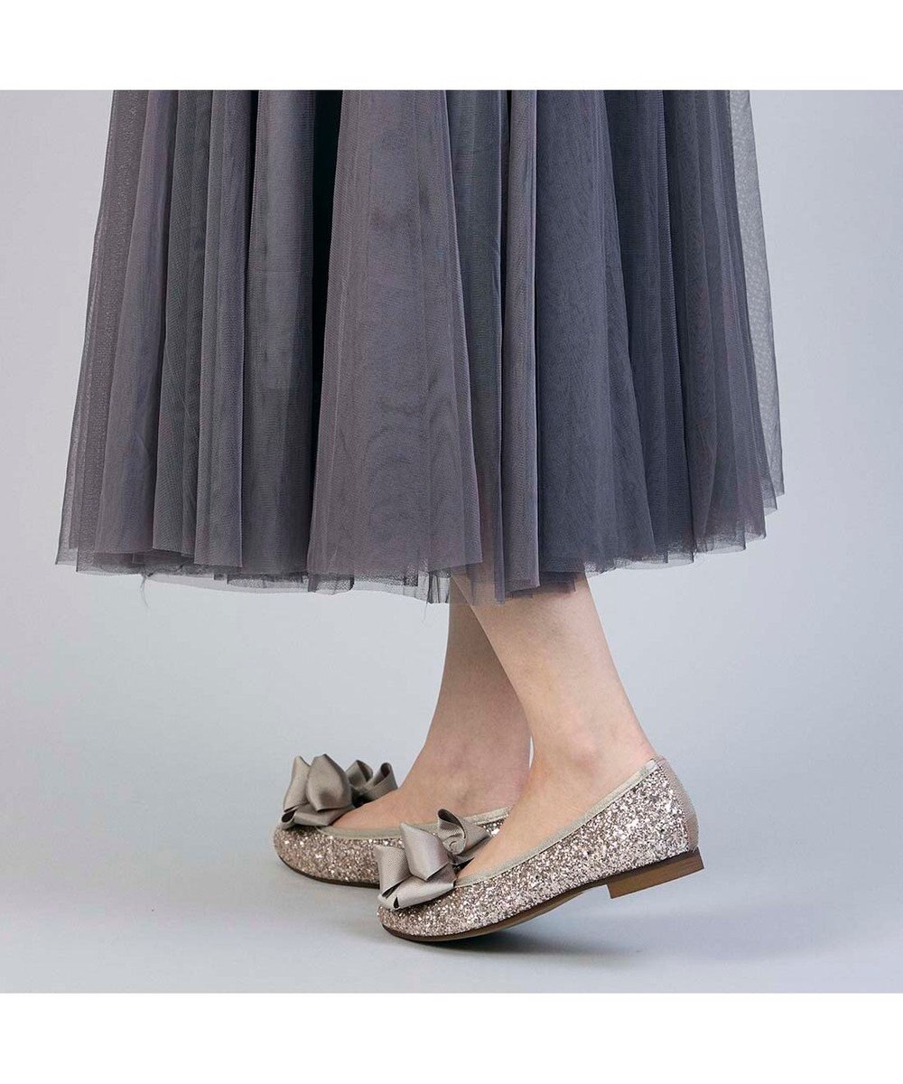 MODE ET JACOMO <MODE ET JACOMO>ラウンドリボンバレエシューズ 