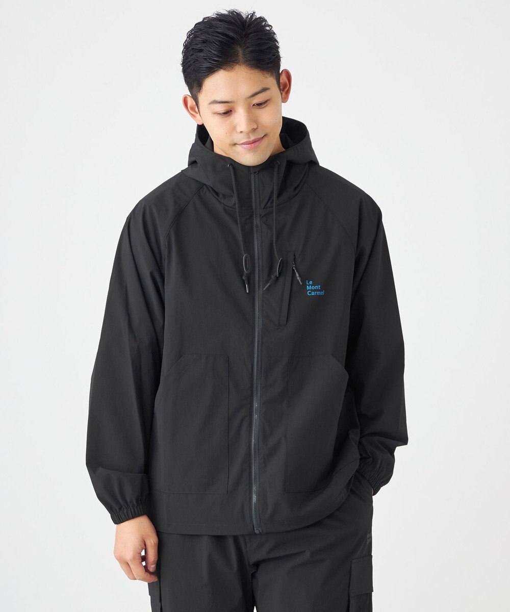 SHARE PARK MENS 【撥水・UVカット・ストレッチ・軽量 】パッカブルマウンテンパーカー（Lサイズ） 