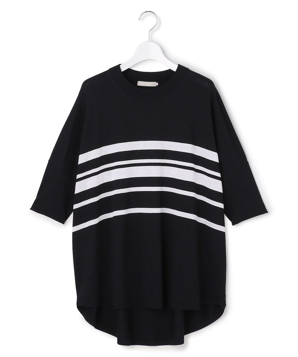 ICB 【先行予約】VIS/NYハイゲージランダムボーダー 半袖ニット 