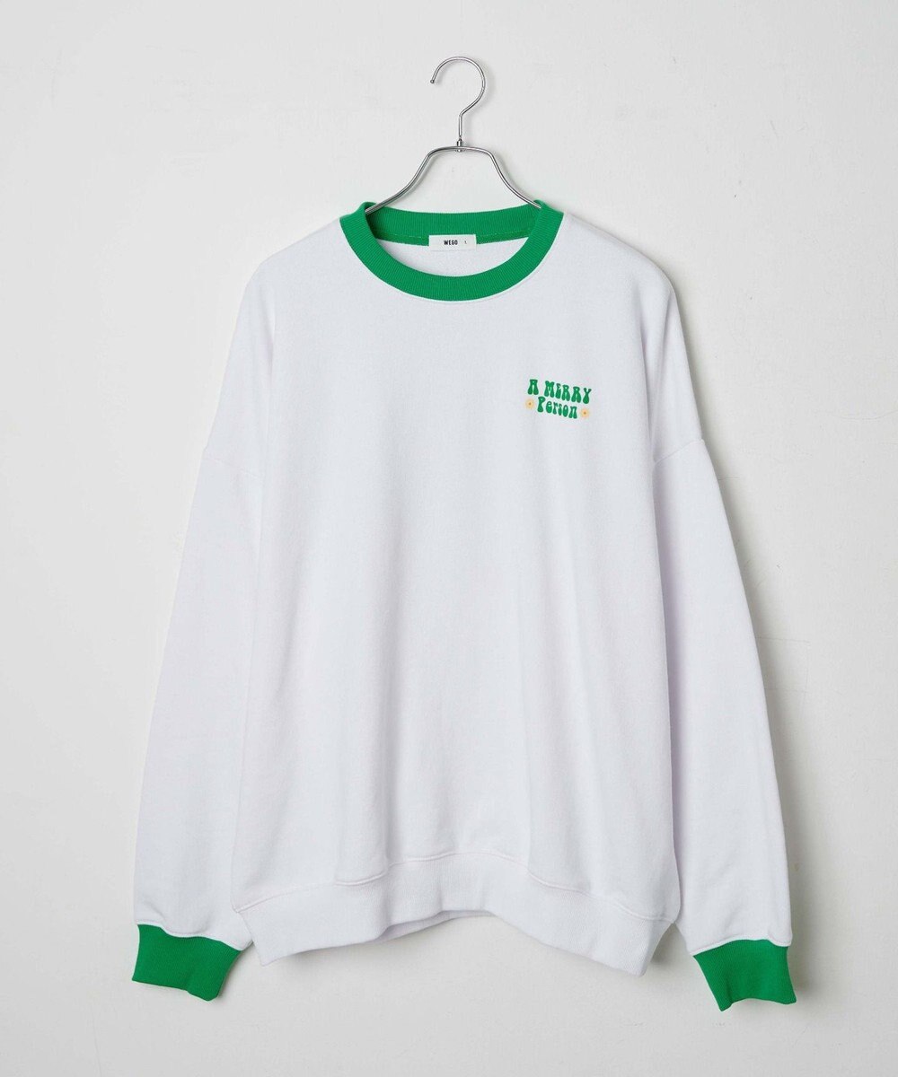WEGO ヘビーウエイトファンシーロゴプルオーバー 