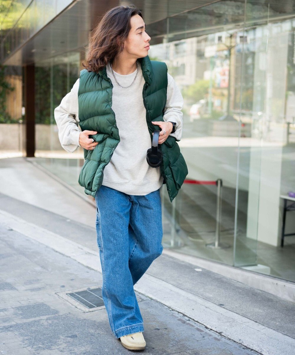 WEGO カラーナイロンパテッドベスト 