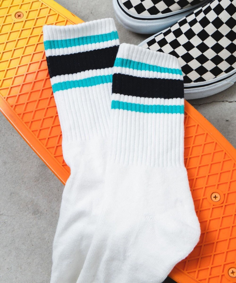 WEGO 底パイルラインソックス 