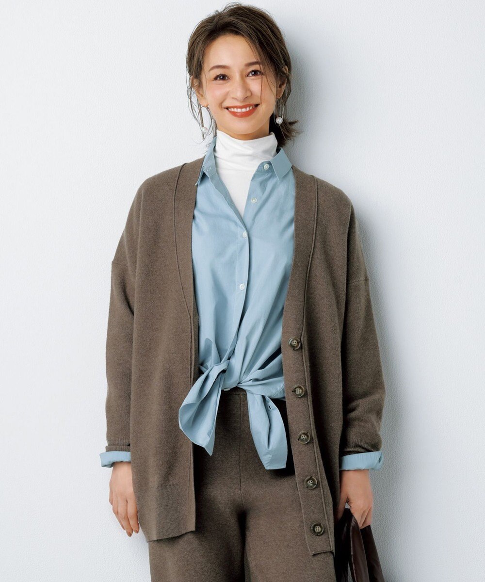 稲沢朋子さん着用 洗える コットンミックスニット カーディガン Unfilo ファッション通販 公式通販 オンワード クローゼット 稲沢朋子さん着用 洗える コットンミックスニット カーディガン Unfilo ファッション通販 公式通販 オンワード クローゼット
