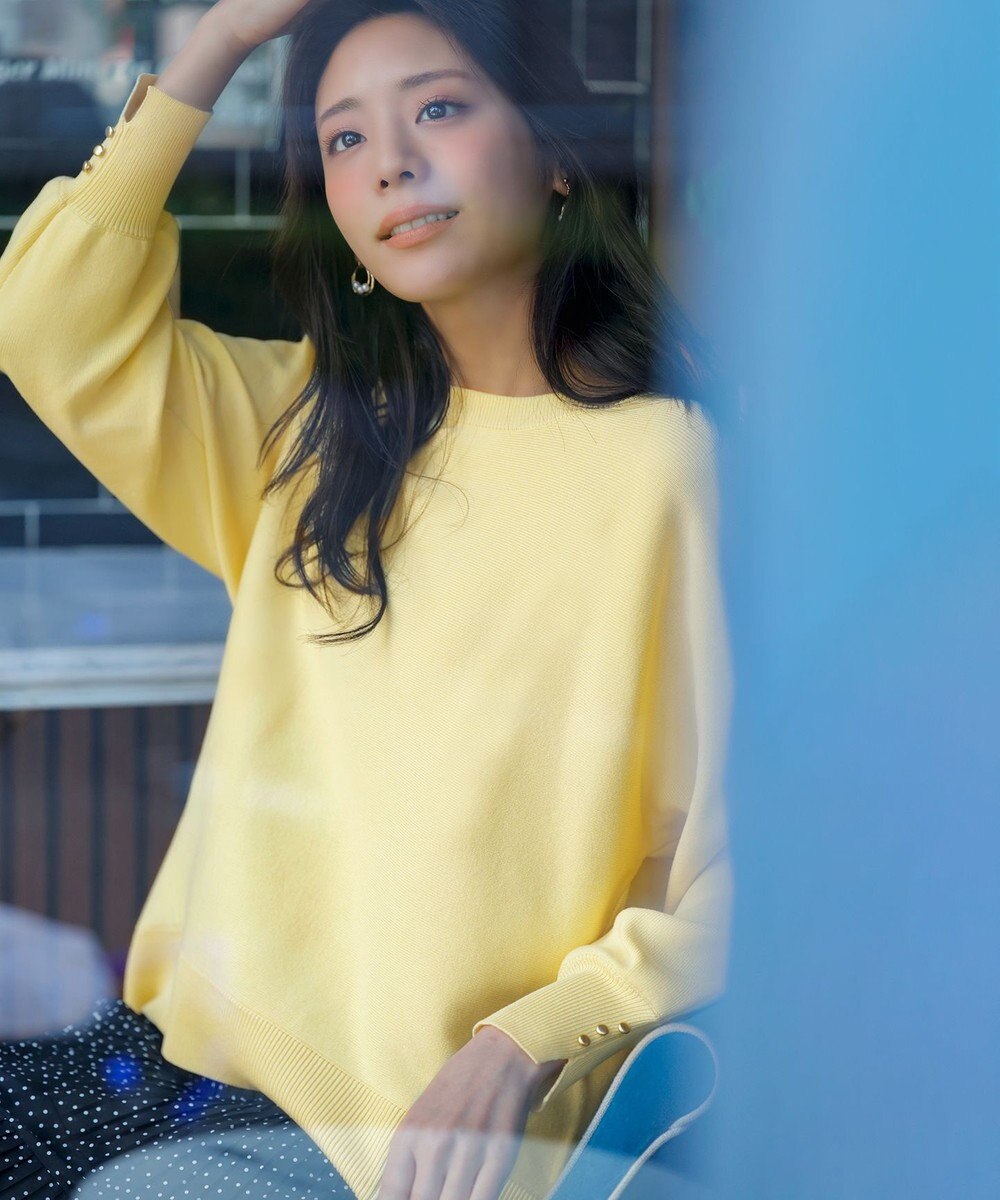 ANY SIS L 【花粉リリース】ドルマン ニット 