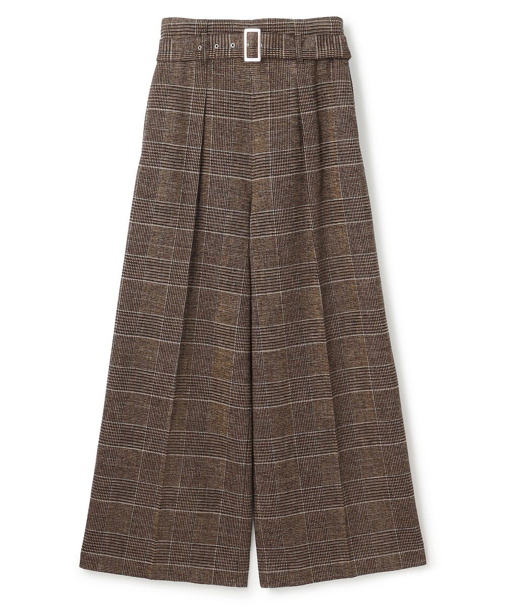 uncrave モールチェック ワイドパンツ 