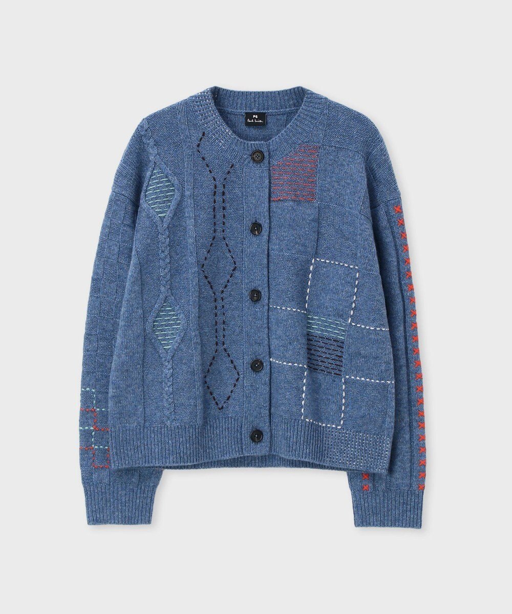 Paul Smith パッチワーク カーディガン 