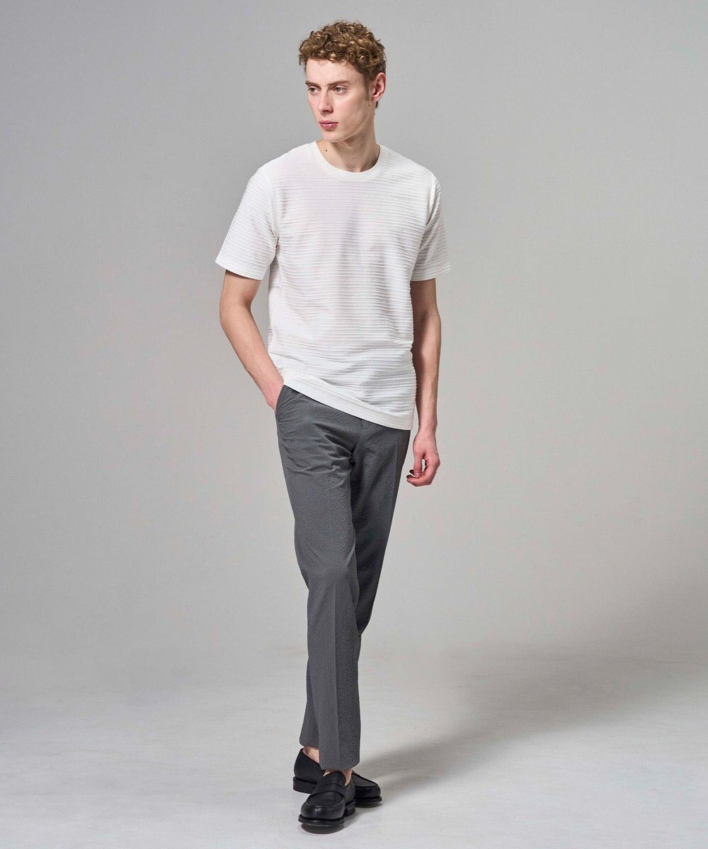 JOSEPH HOMME 【WEB・一部店舗限定】 タックボーダー　半袖カットソー 