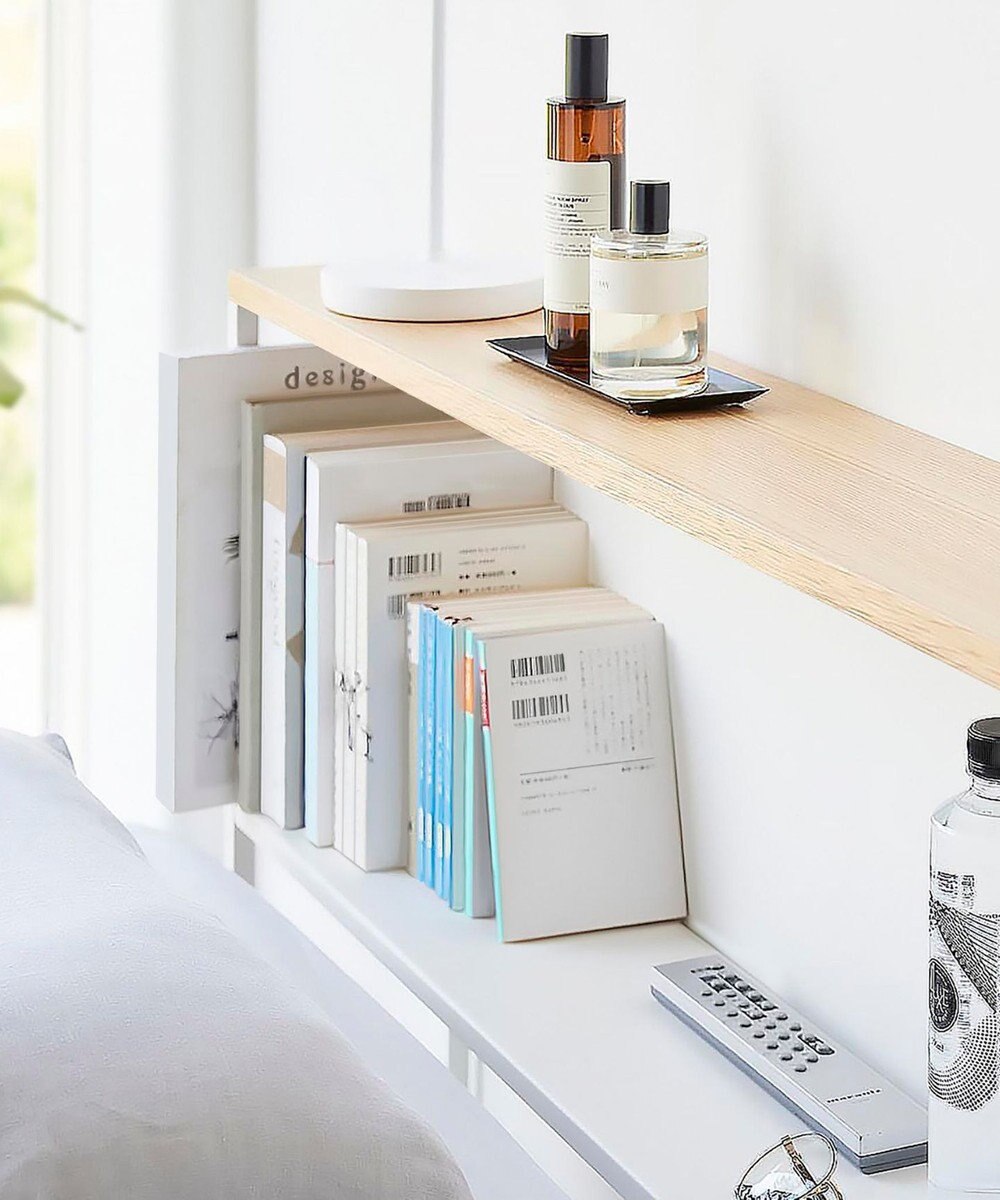 tower 棚板が動く後付けヘッドボード タワー ホワイト 