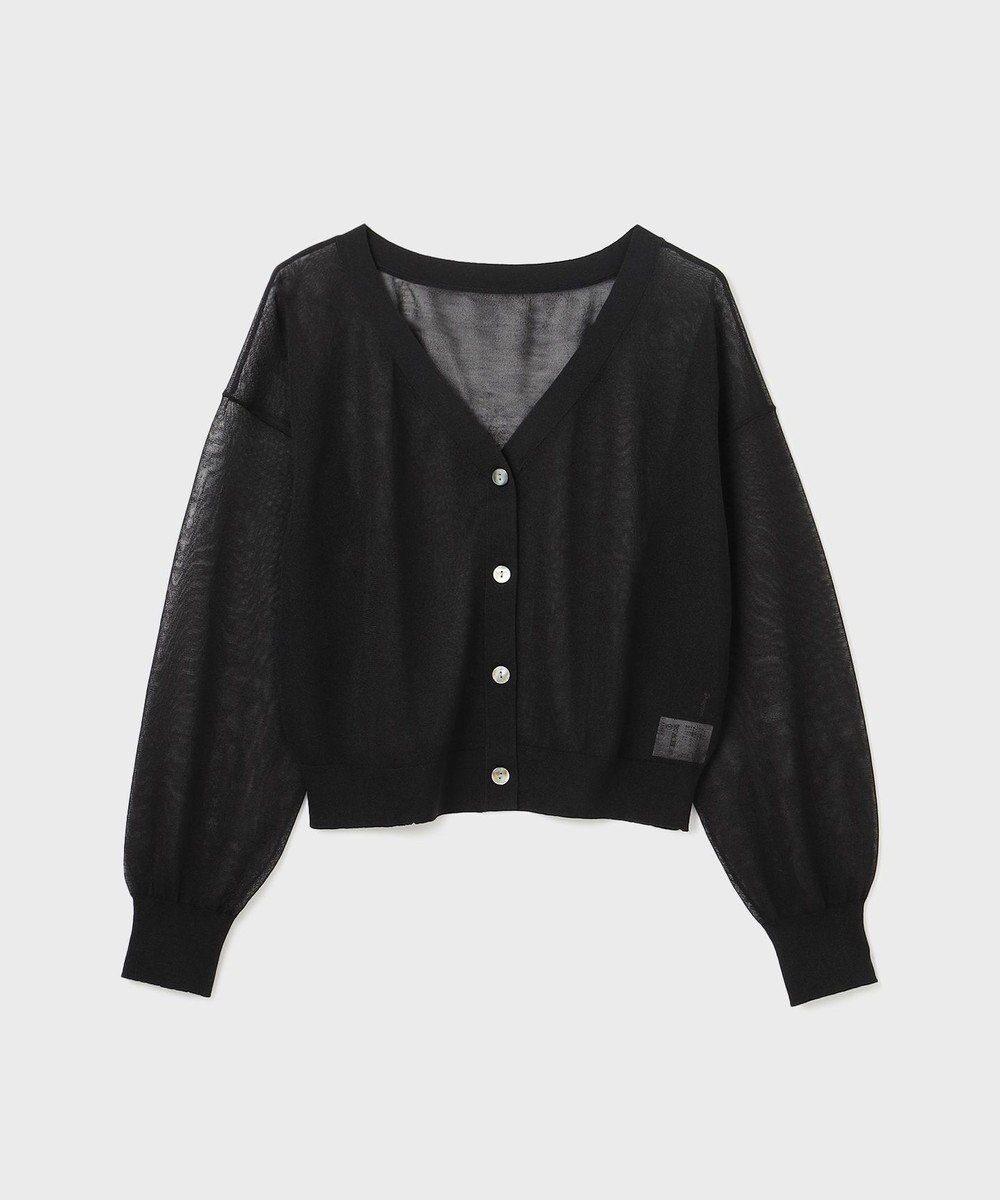 GRACE CONTINENTAL ブライトシアーニットカーディガン 