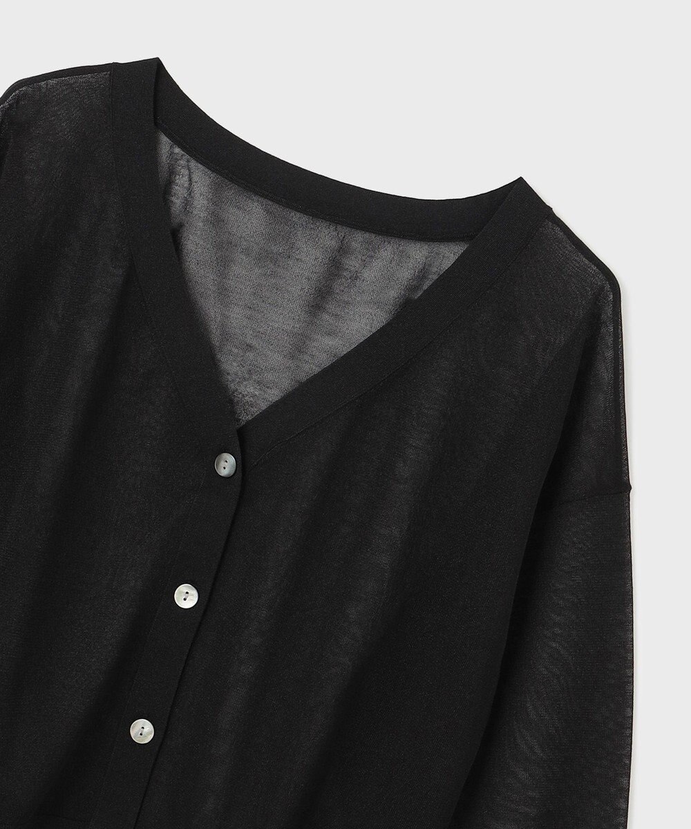 GRACE CONTINENTAL ブライトシアーニットカーディガン 