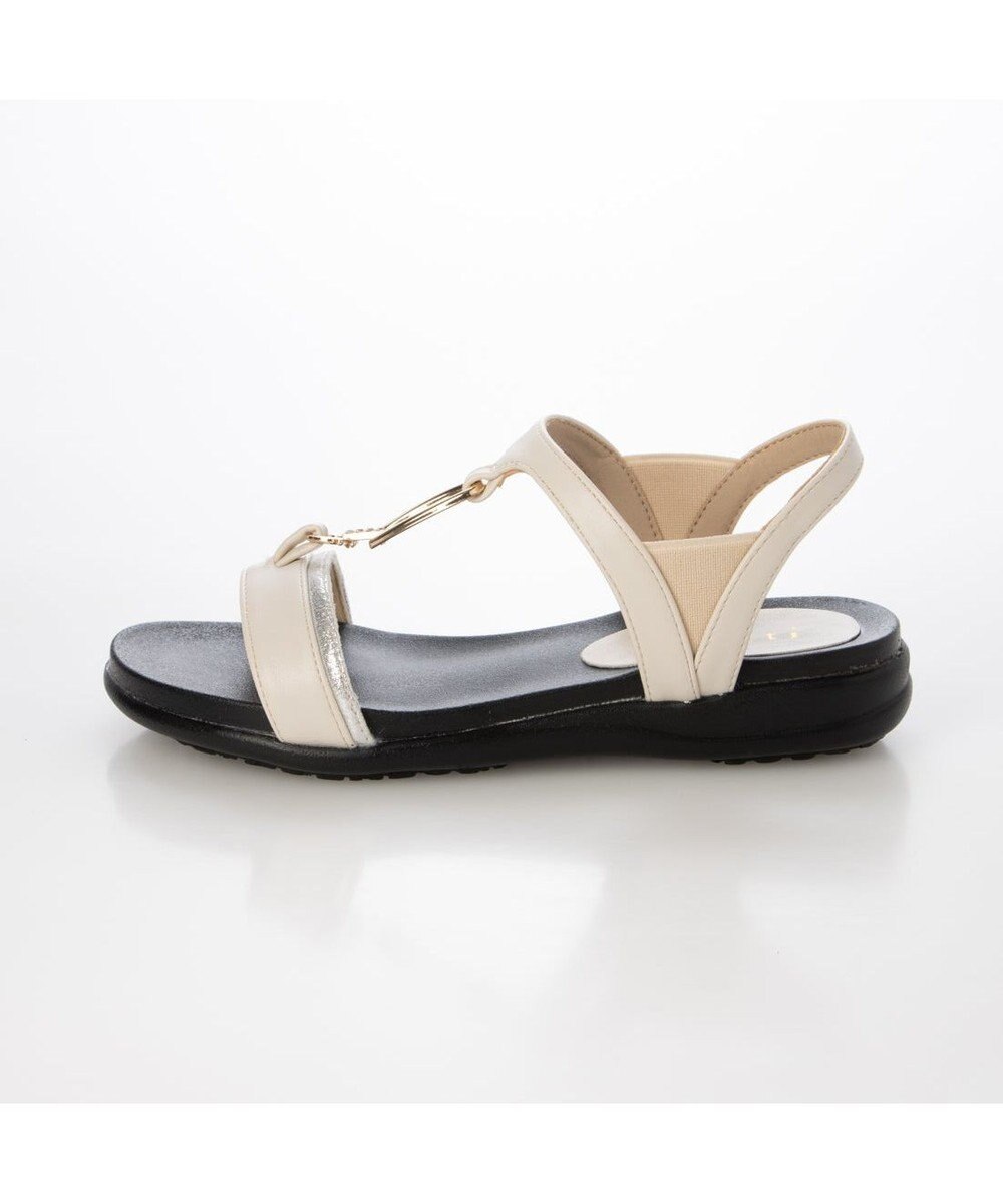 ing <Pitti>【WEB限定】ダブルリングフラットサンダル 