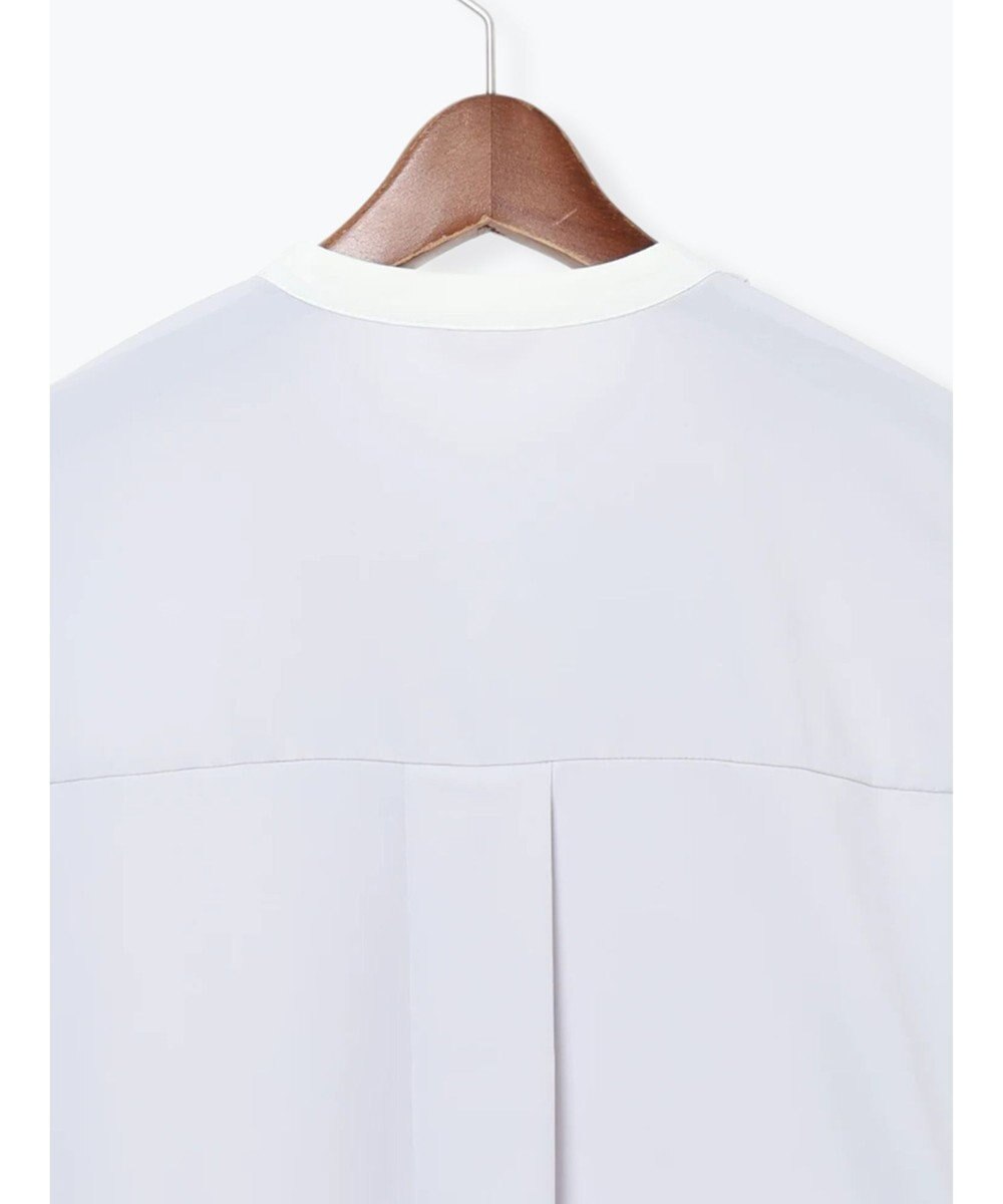 Te chichi フロントフリルバイカラーブラウス 