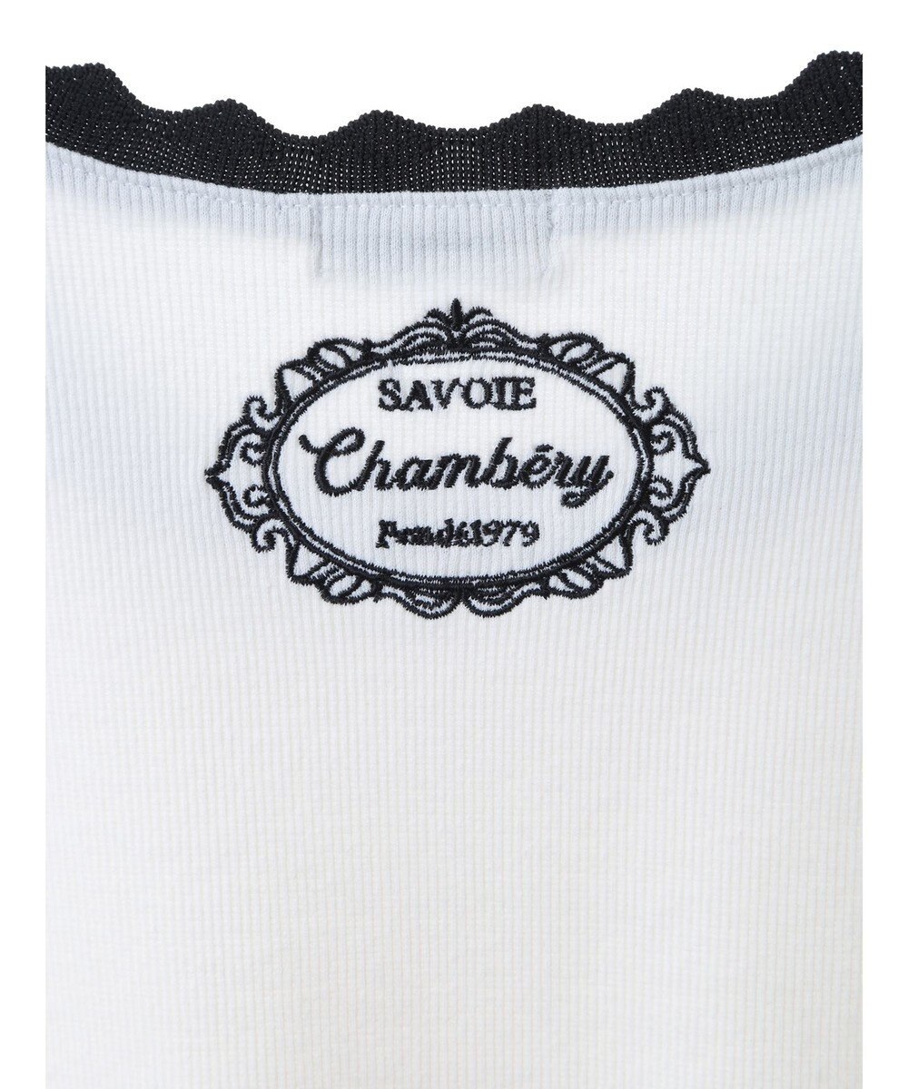 earth music&ecology バイカラースカラッププルオーバー 