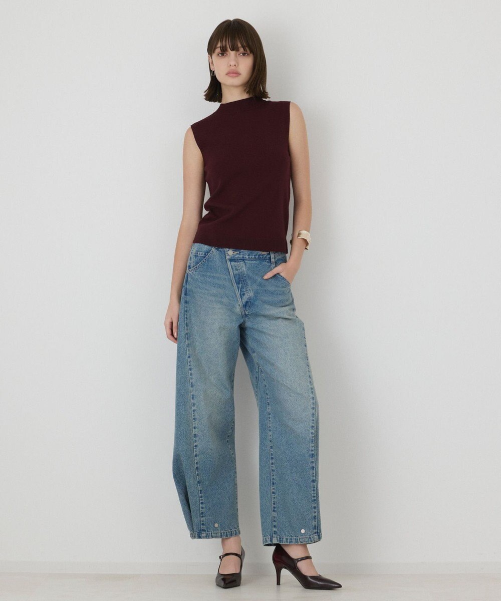 GRACE CONTINENTAL ラップ2wayデニムパンツ 