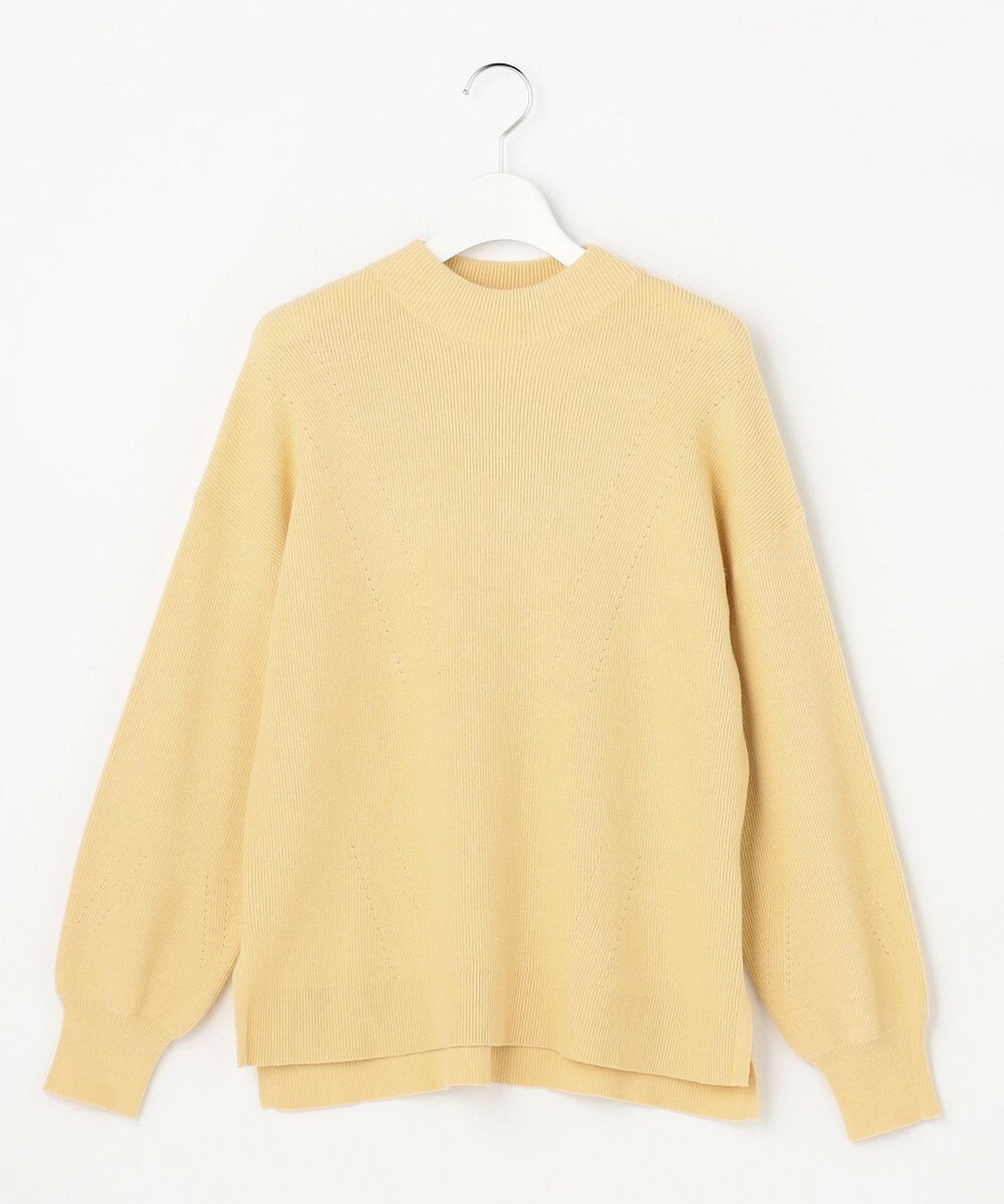 ANY SIS CICA加工 ビューティ畔ボトルネック ニット 