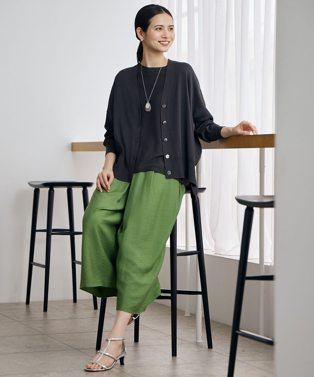 自由区 【カタログ掲載】ドライシアーファインゲージプルオーバー ニット 