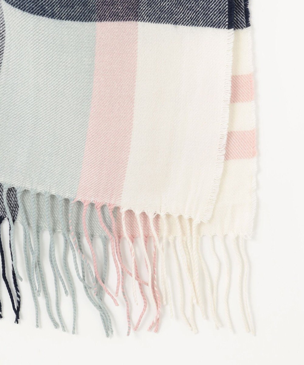 ANY SIS チェック ポンチョ 