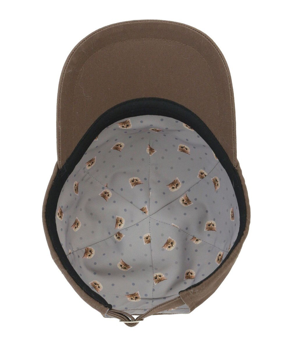 MOONBAT 【FUDGE掲載】ポール & ジョー (PAUL & JOE ACCESSOIRES) 猫 ヌネット刺繍 キャップ 