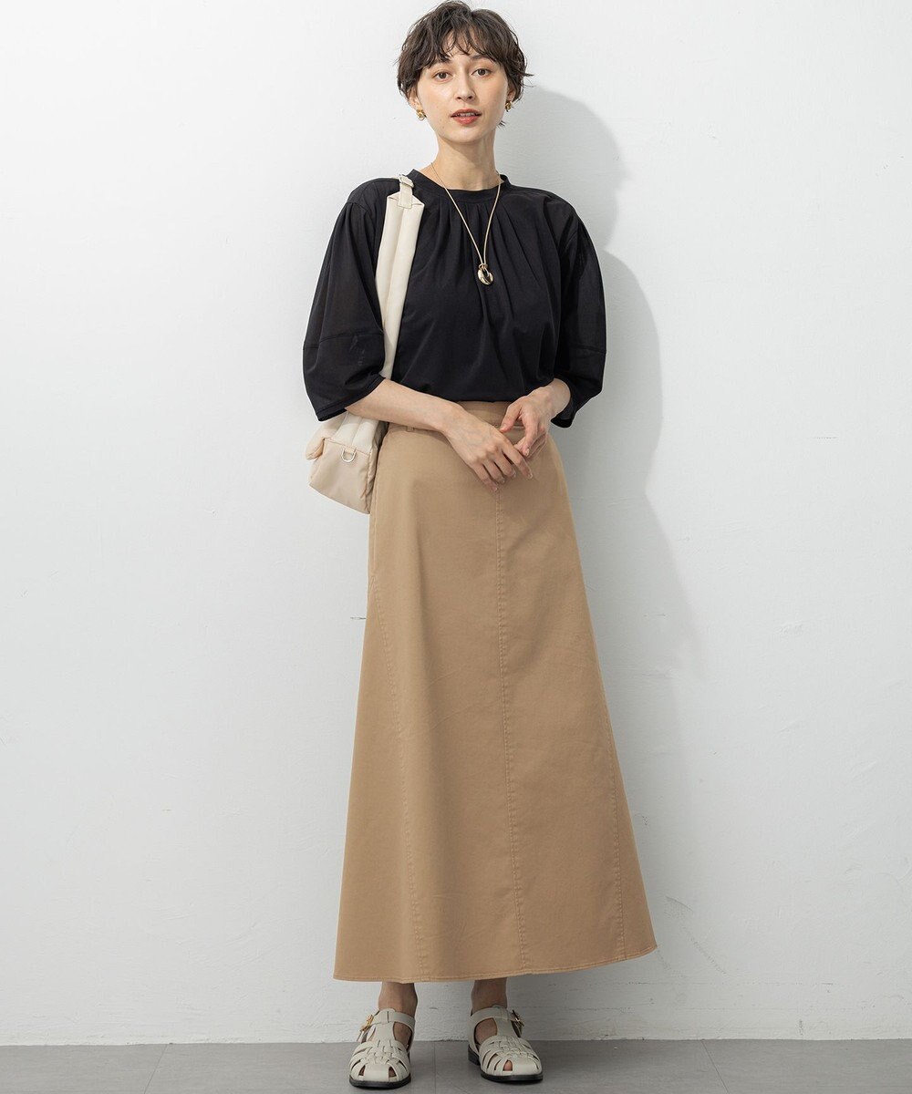 23区 S 【洗える】ストレッチギャバ チノ スカート 