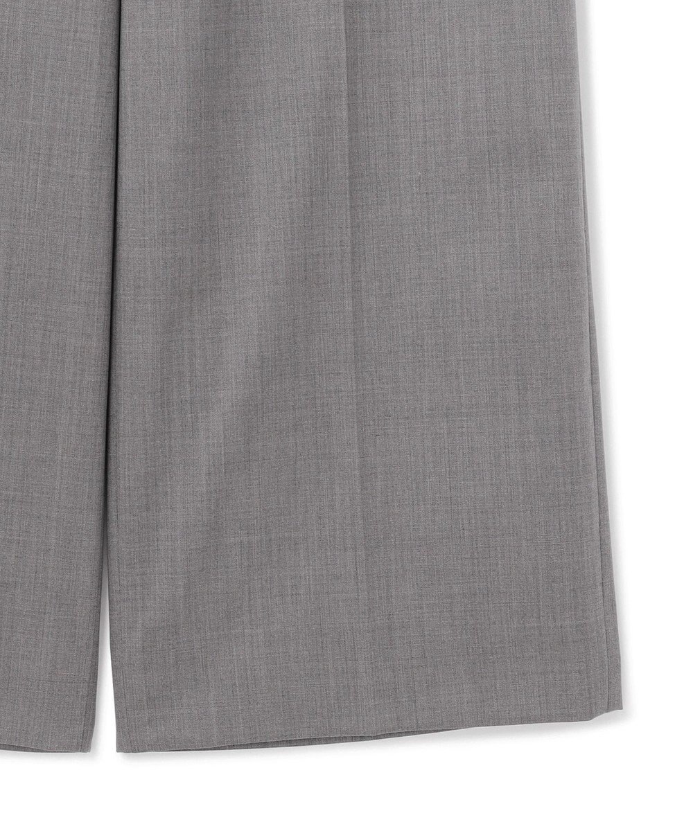 ICB 【洗える】 TWブロード ワイドストレートパンツ 