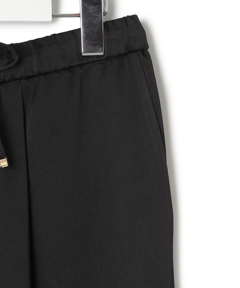 23区 L 【洗える】ドレープサテン 2WAY ドロスト パンツ 