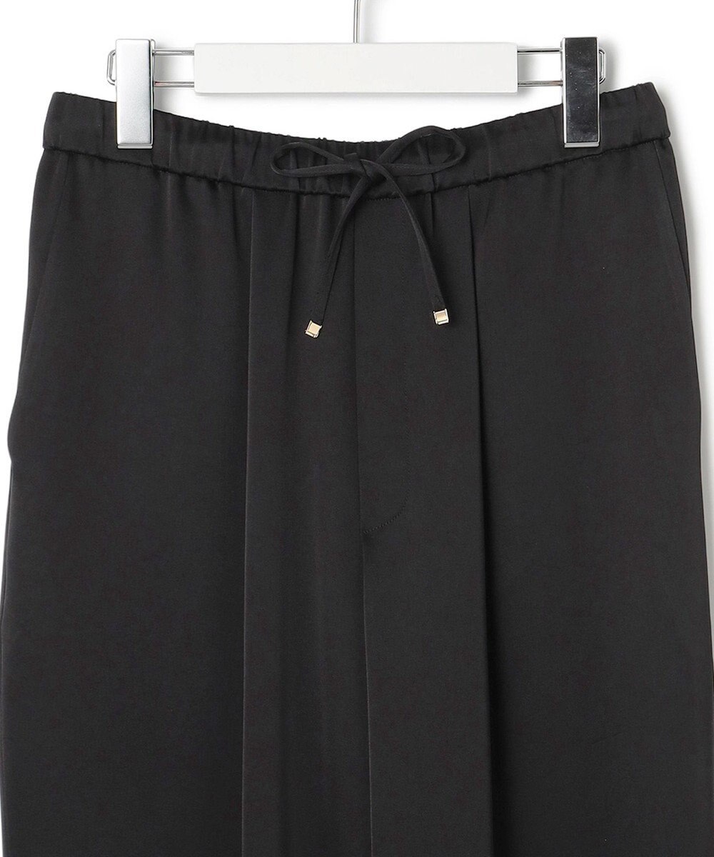 23区 L 【洗える】ドレープサテン 2WAY ドロスト パンツ 