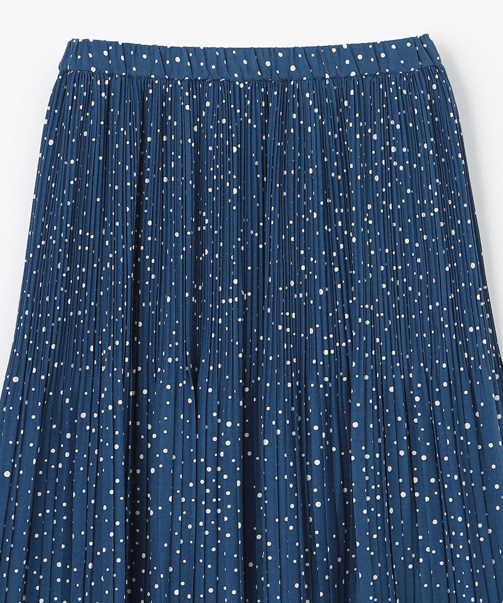 ANY 【2SET】ミニロゴトップス×ドットプリーツスカート セット 